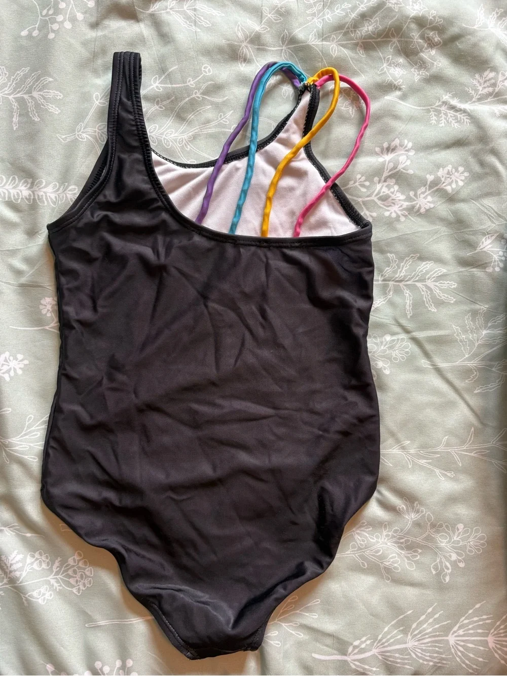 Rainbow High Black Girls' One-Piece Swimsuit with Rainbow Doll Graphic